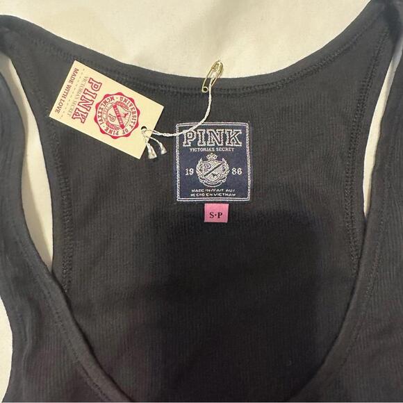 Y2K Victoria’s Secret PINK Bling Foldover Flare Leggings and Tank Top - Picture 4 of 8